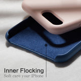 Luxury Case Plain Color Silicon Cover For iPhone