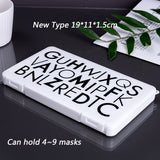 KN95 Mask Storage Case Disposable Mask Storage Box N95 Portable Mask Storage Box Face Mask Storage Holder Case