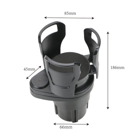FORAUTO Car Dual Cup Holder Adjustable Cup Stand Sunglasses Phone Organizer Drinking Bottle Holder Bracket Car Styling