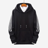 Stripe Stitching Comfortable Guards Hoodies