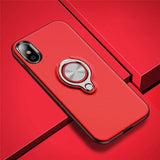 Magnetic case with finger ring for iPhone