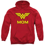 Dco/wonder Mom-adult Pull-over Hoodie-red