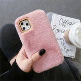 Lovebay Plush Furry Fluffy Fur Phone Case For iPhone