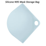 KN95 Mask Storage Case Disposable Mask Storage Box N95 Portable Mask Storage Box Face Mask Storage Holder Case