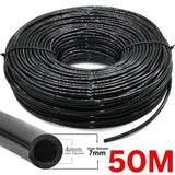 KESLA 5m-50m Garden Watering Hose 4/7mm PVC Micro Irrigation Pipe Drip Irrigation Tubing Sprinkler for Lawn Balcony Greenhouse