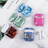 Soft Silicone Cover For Airpods Case Wireless Bluetooth Earphone Case For Apple Airpods 2 1 for Airpod Marble Pattern Shell Box