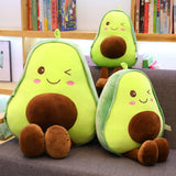 30-85CM Cute 3D Avocado Stuffed Plush Toy Soft Baby Doll Cartoon Fruit Pillow Sofa Cushion kids Girls Christmas birthday Gifts