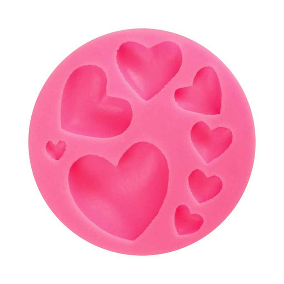 3D Heart Set Silicone Mold