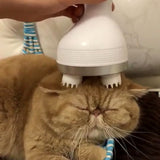 Pet Cats Dogs Paw Head Electric Massager Roller