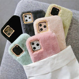 Lovebay Plush Furry Fluffy Fur Phone Case For iPhone