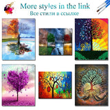 SDOYUNO Four Seasons Tree 60x75cm DIY Framed Painting By Numbers For Adults Room Decoration Home Decor Numbers Painting Gift