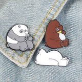 Cartoon Pin Bare Bears