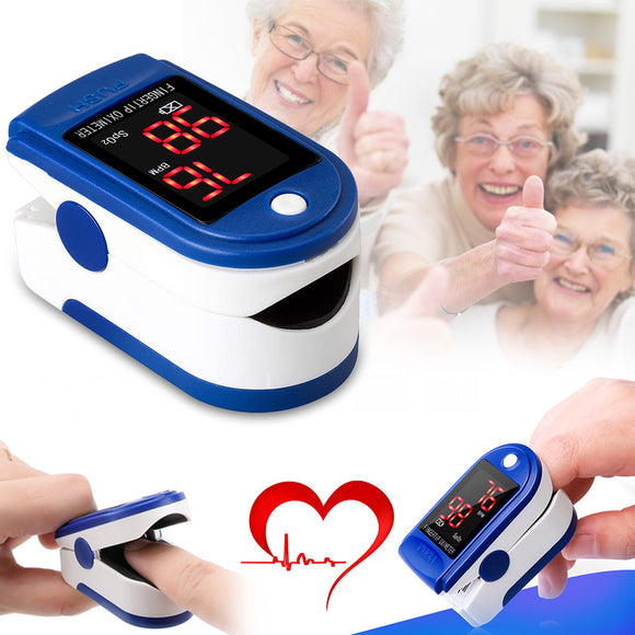 New Blood Oxygen Monitor Finger Pulse Oximeter Oxygen Saturation Monitor Fast Shipping within 24hours (without Battery)