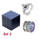 100 Language I Love You Rings with Jewelry Box