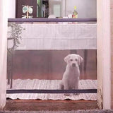 Portable Pet Barrier Folding Breathable Mesh Net Dog Separation Guard Gate Pet Isolated Fence Enclosure Dog Safety Supplies