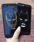 DC & MARVEL Ultra Durable Tempered Glass Case - Batman / for iphone 7 plus