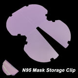 KN95 Mask Storage Case Disposable Mask Storage Box N95 Portable Mask Storage Box Face Mask Storage Holder Case