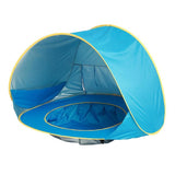 Kid Outdoor Camping Sunshade Baby Beach Tent Children Waterproof Pop Up sun Awning Tent BeachUV-protecting Sunshelter with Pool