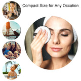 1/3Pcs Makeup Remover Pads Microfiber Reusable Face Towel Make-up Wipes Cloth Washable Cotton Pads Skin Care Cleansing Puff