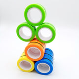 2 Set Anti-Stress Finger Magnetic Rings