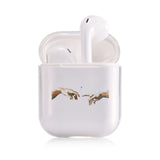 Clear Case For Airpods Art Transparent Case For AirPods 1/2 Case Hard PC Protective Cover Wireless Earphone Case