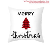 45x45cm Cartoon Santa Claus Elk Christmas Pillowcase 2020 Christmas Decor for Home Merry Christmas Ornament Navidad Xmas Gifts