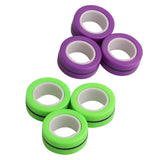 2 Set Anti-Stress Finger Magnetic Rings