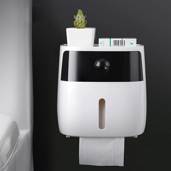 Multipurpose Wall Mounted Toilet Paper Dispenser