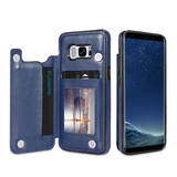 Wallet Card Slot Case For Samsung S10 Plus S10E S9 S8 S7 Edge