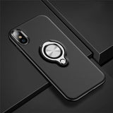 Magnetic case with finger ring for iPhone