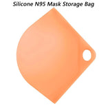 KN95 Mask Storage Case Disposable Mask Storage Box N95 Portable Mask Storage Box Face Mask Storage Holder Case