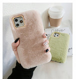 Lovebay Plush Furry Fluffy Fur Phone Case For iPhone