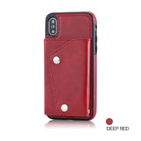 Wallet Flip PU Leather Case For iPhones