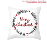 45x45cm Cartoon Santa Claus Elk Christmas Pillowcase 2020 Christmas Decor for Home Merry Christmas Ornament Navidad Xmas Gifts