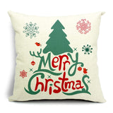 Hyha Christmas Pillow Covers Christmas Present Christmas Pillow Deer Cushion Cover Merry Christmas Decorations