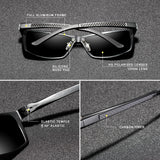 KINGSEVEN Brand Design Fashion Aluminum Magnesium Sunglasses Men Polarized Driving Eyewear