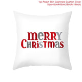 45x45cm Cartoon Santa Claus Elk Christmas Pillowcase 2020 Christmas Decor for Home Merry Christmas Ornament Navidad Xmas Gifts