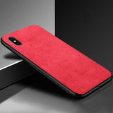 Luxury Magnetic Fabric Cloth iPhone Case