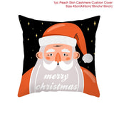 45x45cm Cartoon Santa Claus Elk Christmas Pillowcase 2020 Christmas Decor for Home Merry Christmas Ornament Navidad Xmas Gifts