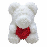 40cm Rose Bear Heart  Artificial Flower Rose Teddy Bear For Women Valentine's Wedding Birthday Christmas Gift