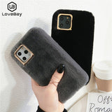 Lovebay Plush Furry Fluffy Fur Phone Case For iPhone