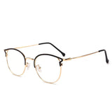 Round Cat Eyeglasses