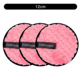 1/3Pcs Makeup Remover Pads Microfiber Reusable Face Towel Make-up Wipes Cloth Washable Cotton Pads Skin Care Cleansing Puff