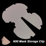 KN95 Mask Storage Case Disposable Mask Storage Box N95 Portable Mask Storage Box Face Mask Storage Holder Case