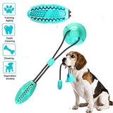 Multifunction dog Chew toys squeaking with Suction Cup Doggy Pull Ball for Dogs Cats Cleaning Tooth Food Dispenser pet supplies