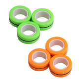 2 Set Anti-Stress Finger Magnetic Rings