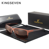 KINGSEVEN Brand Design Fashion Aluminum Magnesium Sunglasses Men Polarized Driving Eyewear