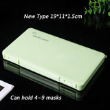 KN95 Mask Storage Case Disposable Mask Storage Box N95 Portable Mask Storage Box Face Mask Storage Holder Case