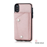 Wallet Flip PU Leather Case For iPhones