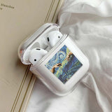 Clear Case For Airpods Art Transparent Case For AirPods 1/2 Case Hard PC Protective Cover Wireless Earphone Case